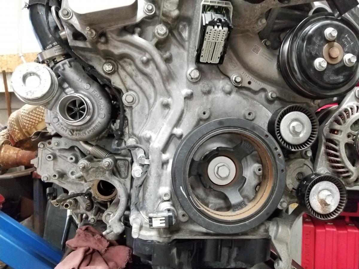 3.0T Lincoln MKZ Engine Disassembly - General Engine, Powertrain ...